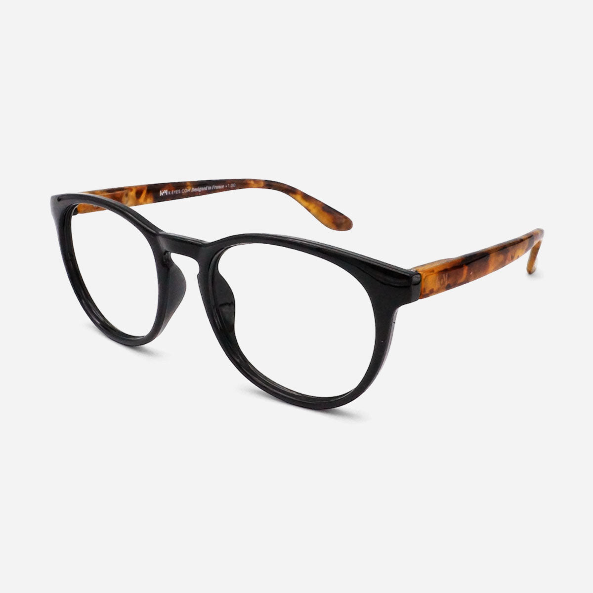 lunettes-de-lecture-monture-fine-modele-mixte-ecaille-noir-K20