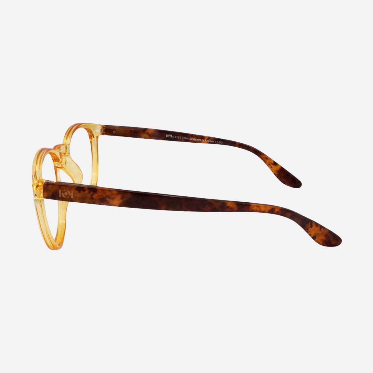 lunettes-de-lecture-monture-fine-modele-mixte-ecaille-jaune-K20