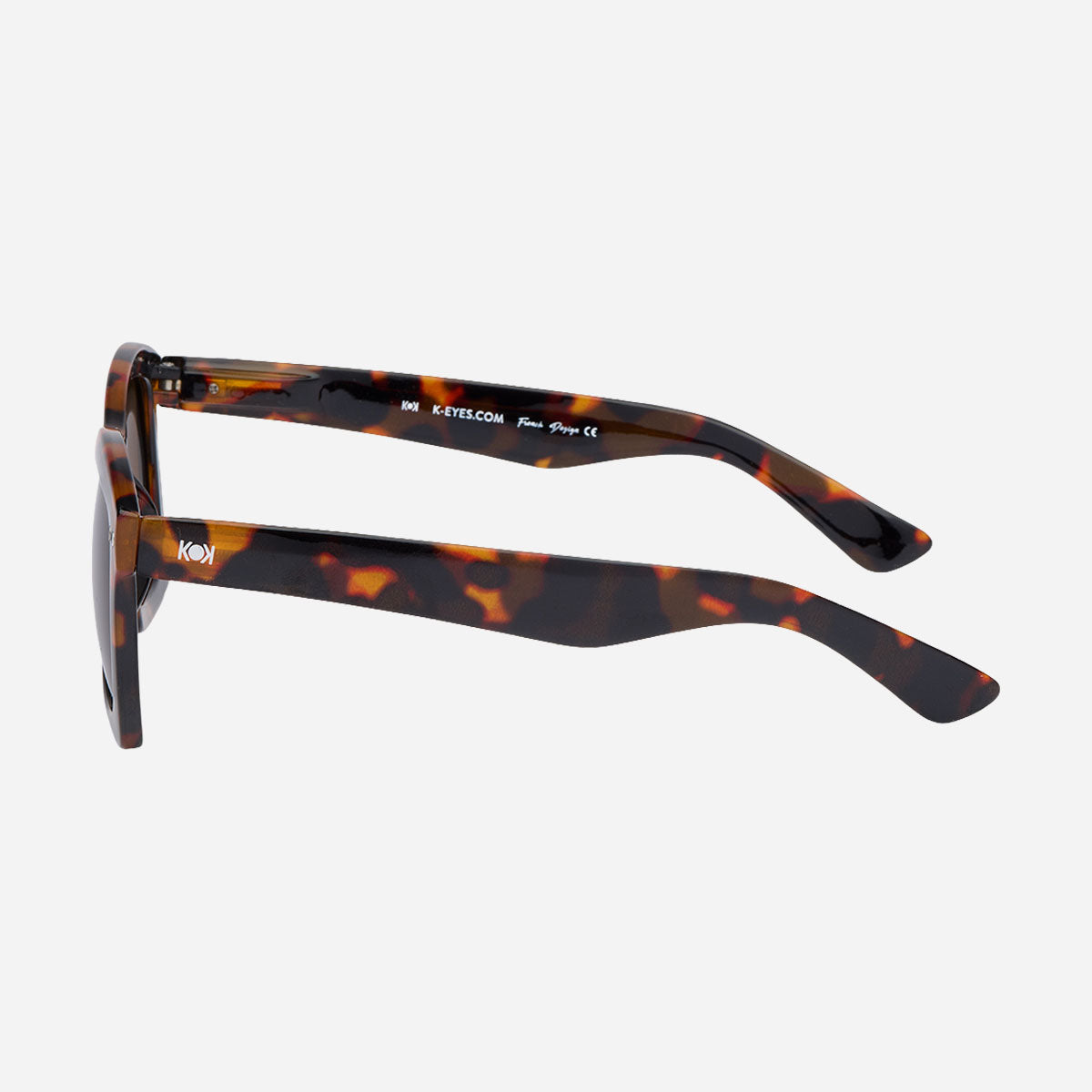 lunettes-de-soleil-polarisé-oversized-rectangulaire-écaille-sunglasses-polarized-rectangular-big-frame-unisex-tortoiseshell-k23-sp-turtle