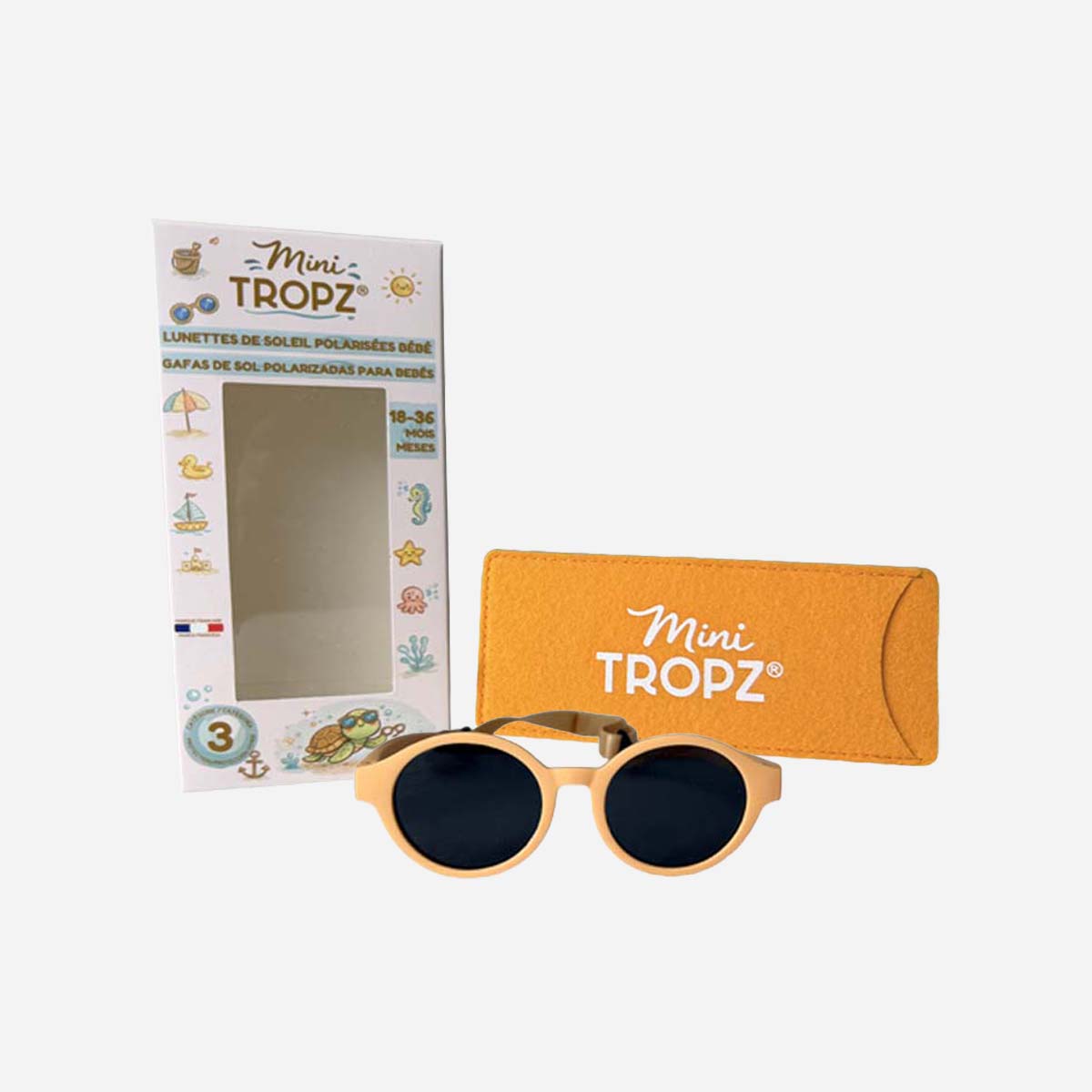 lunettes-de-soleil-bébé-polarisé-cat3-jaune-ronde-sunglasses-baby-kids-polarized-round-SOLEA-YELLOW