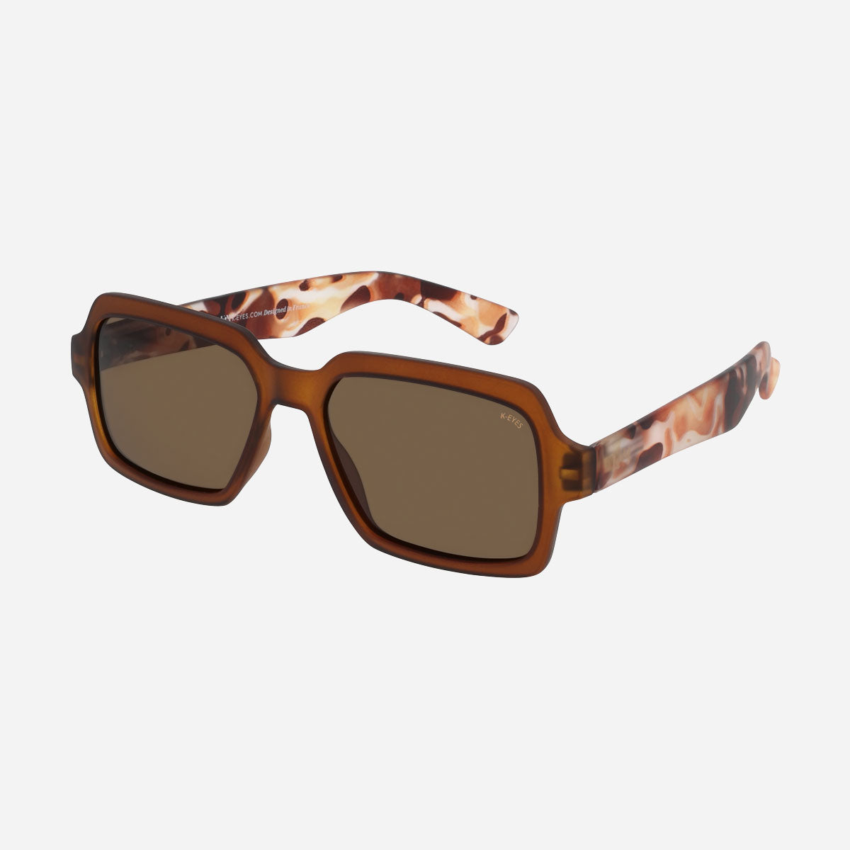lunettes-de-soleil-mixte-protection-uv-rectangulaire-marron-sunglasses-polarized-unisex-rectangular-brown-k40-sp-cigale