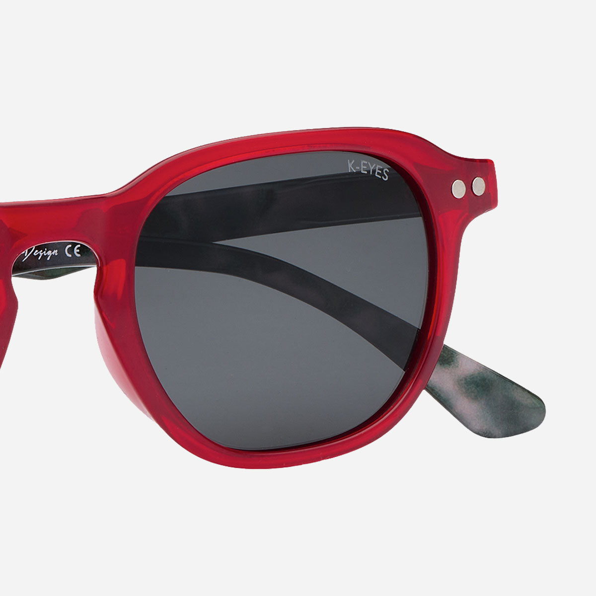 lunettes-de-soleil-homme-femme-carré-rouge-polarisé-sunglasses-men-women-square-red-k33-sp-grenat