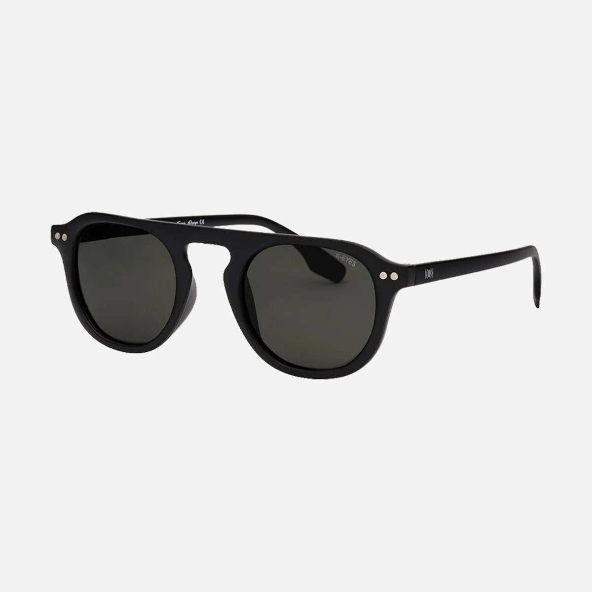 lunettes-de-soleil-polarisées-noir-forme-pilote-sunglasses-polarised-unisex-k34-sp-black