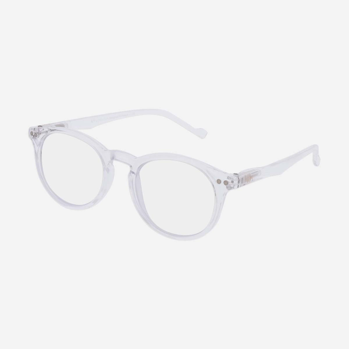 lunettes-filtre-protection-ecran-rond-mixte-adolescent-screen-transparent-glasses-blueblock-unisex-round-k3313-crystal