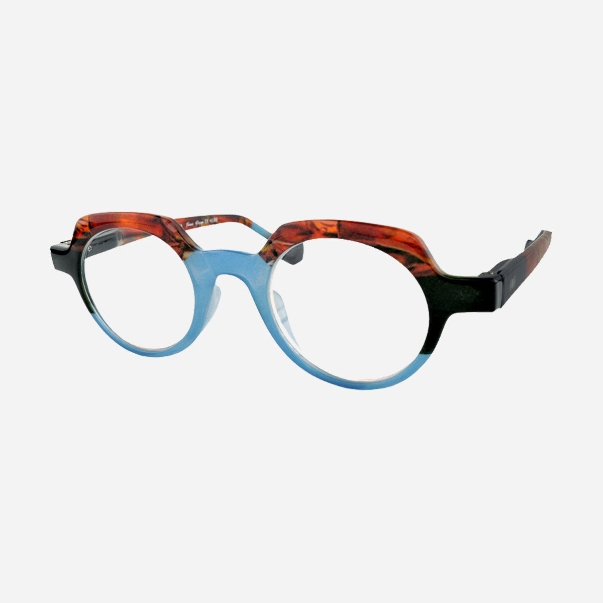 lunettes-de-lecture-originales-bleu-ecaille-k32