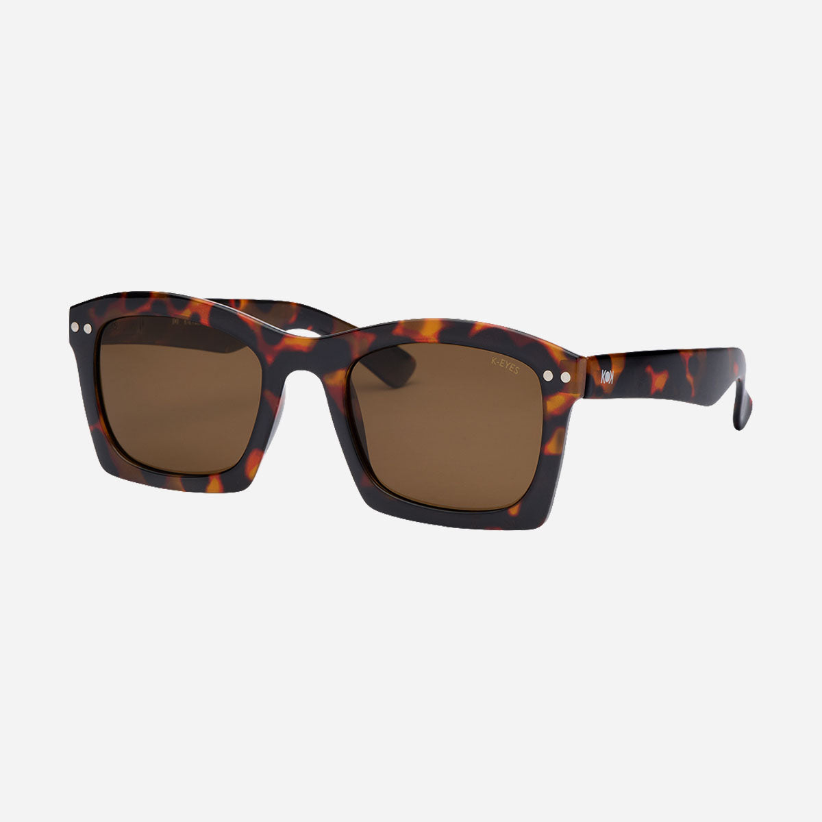 lunettes-de-soleil-polarisé-oversized-rectangulaire-écaille-sunglasses-polarized-rectangular-big-frame-unisex-tortoiseshell-k23-sp-turtle