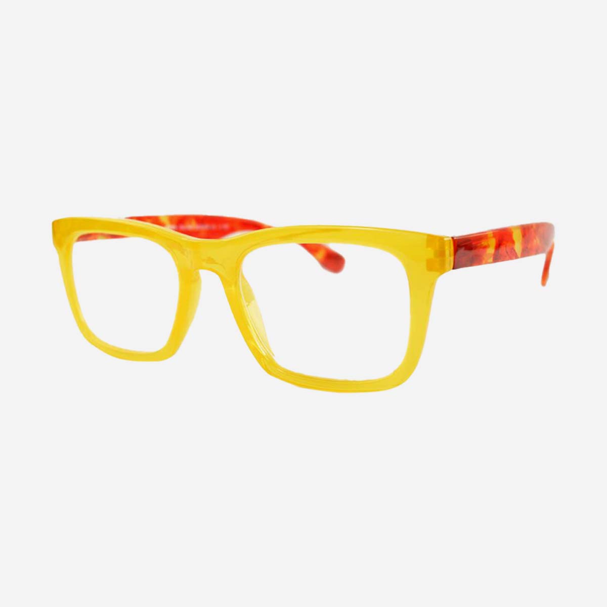 lunettes-de-lecture-rectangulaires-jaune-presbyte-unisexe-reading-glasses-K16-agrume