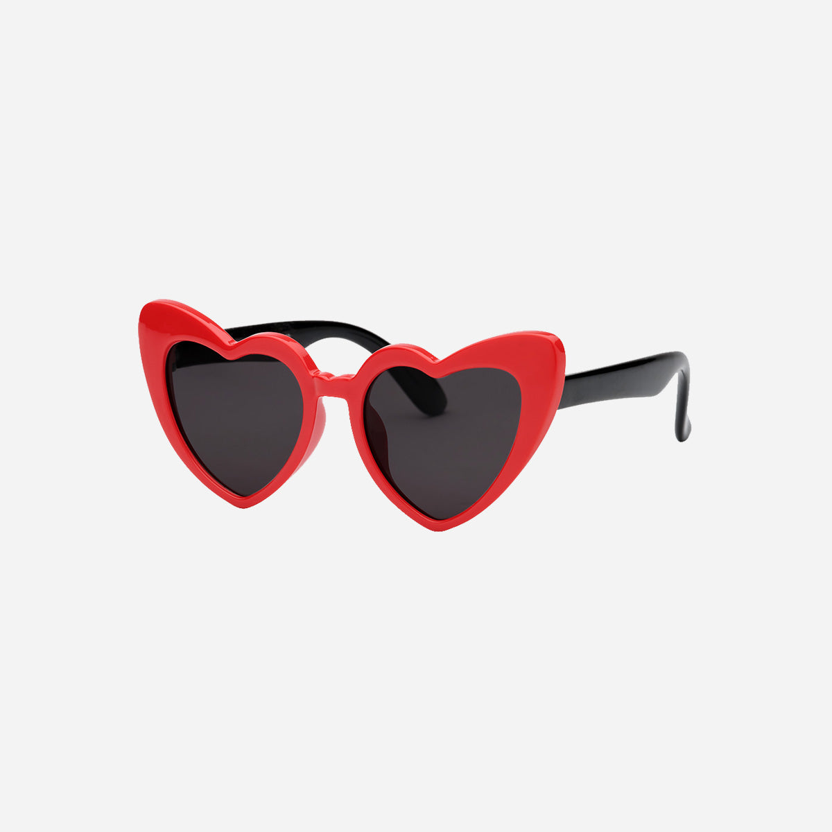 Lunettes De Soleil Polarisées Pour Bébé En Forme De Cœur - Monture Blanche Avec Sangle - Protection UV400 - Pour 0-24 Mois