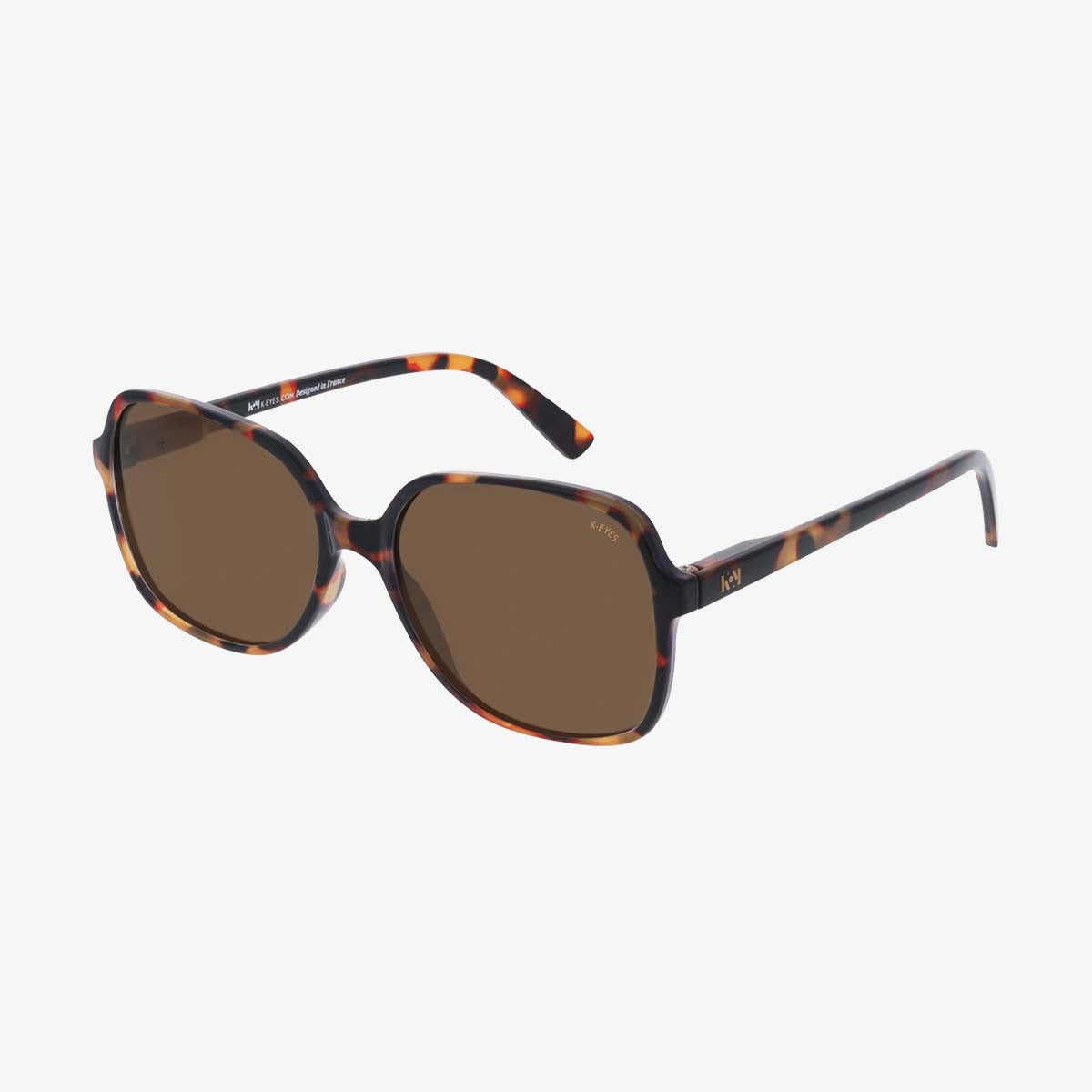 lunettes-de-soleil-original-polarisées-écaille-oversized-monture-fine-rectangulaire-sunglasses-polarized-rectangular-tortoiseshell-thin-frame-K43-turtle