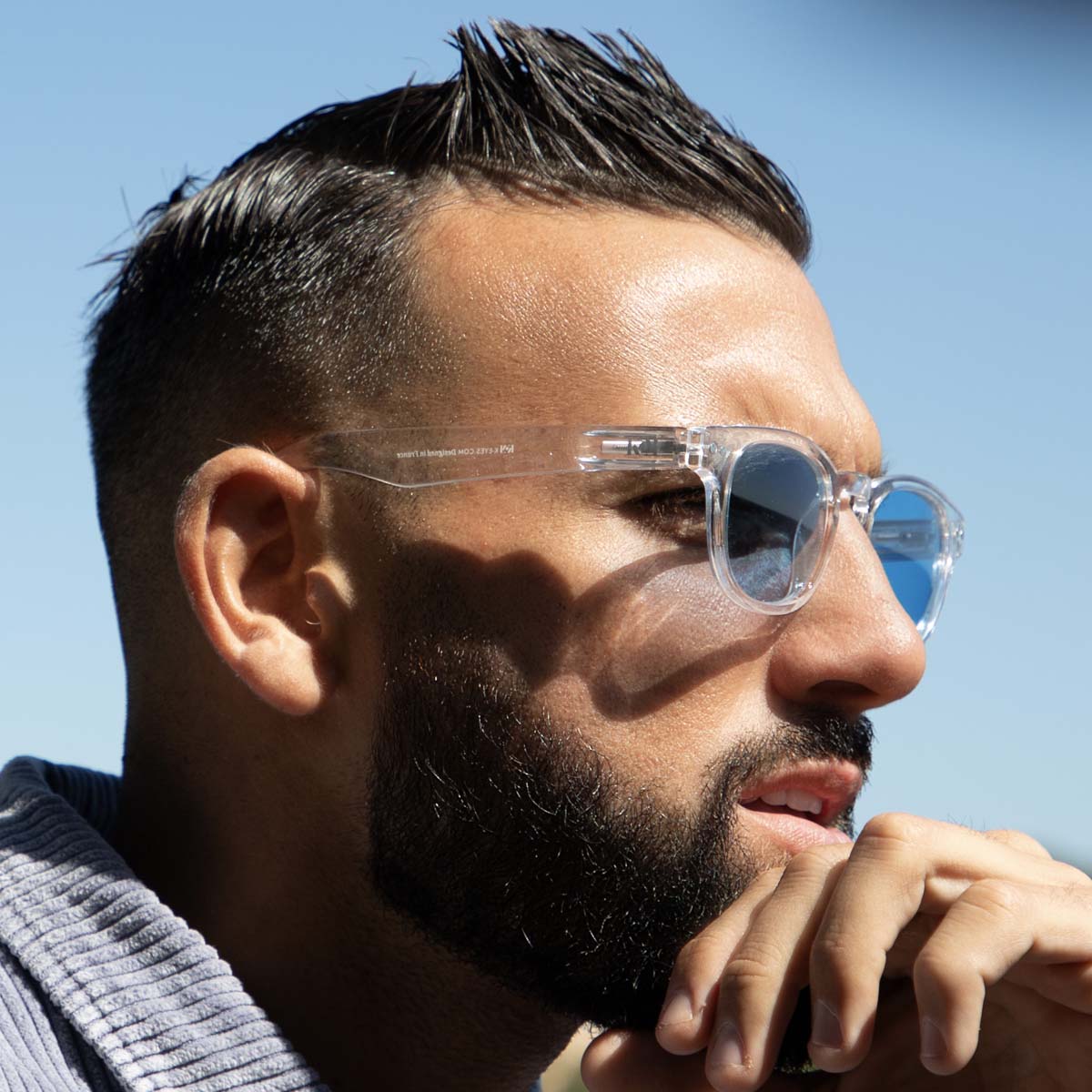 lunettes-de-soleil-protection-uv-polarisé-monture-épaisse-transparent-sunglasses-polarized-adults-teenagers-k10-sp-crystal-blu