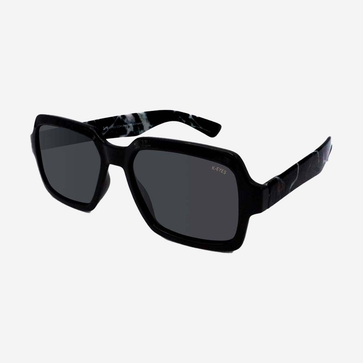 lunettes-de-soleil-mixte-protection-uv-rectangulaire-noir-sunglasses-polarized-unisex-rectangular-black-k40-sp-marble
