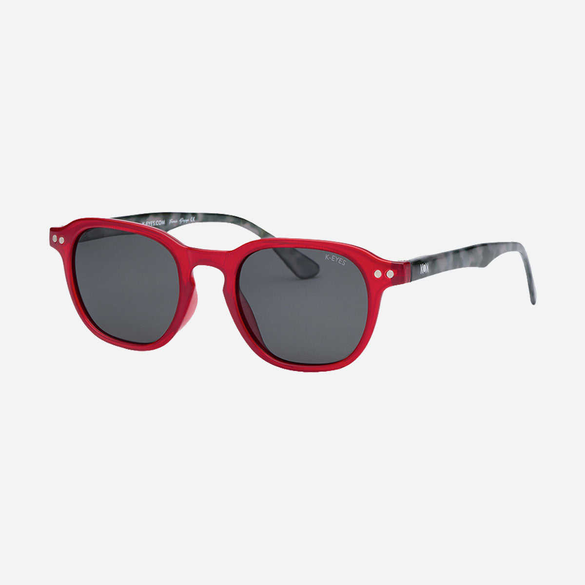 lunettes-de-soleil-homme-femme-carré-rouge-polarisé-sunglasses-men-women-square-red-k33-sp-grenat