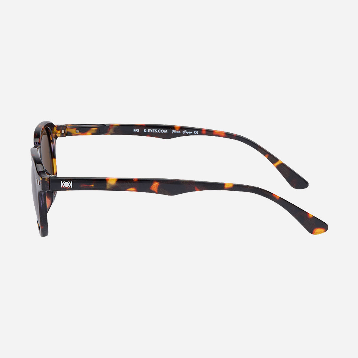 lunettes-de-soleil-homme-femme-carré-écaille-polarisé-sunglasses-men-women-square-tortoiseshell-k33-sp-turtle