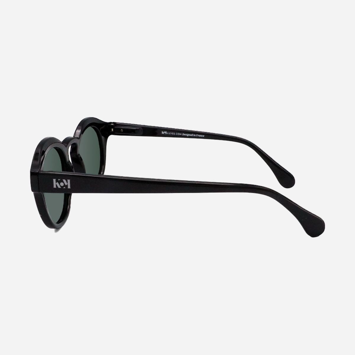 lunettes-de-soleil-polarisées-mixte-noir-originale-ronde-sunglasses-polarised-round-unisex-k37-sp-black