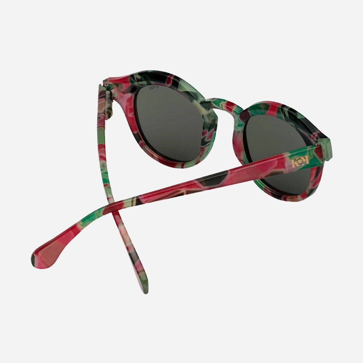 lunettes-de-soleil-polarisées-mixte-vert-originale-ronde-sunglasses-polarised-round-unisex-k37-sp-masy