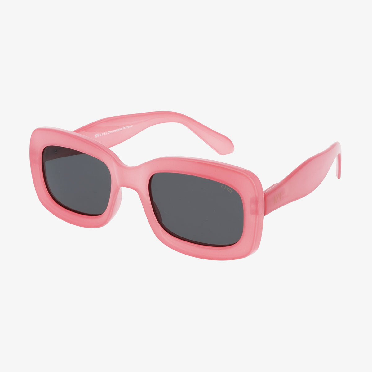 lunettes-de-soleil-original-polarisées-rose-rectangulaire-sunglasses-polarized-rectangular-protection-uv-K44-pink