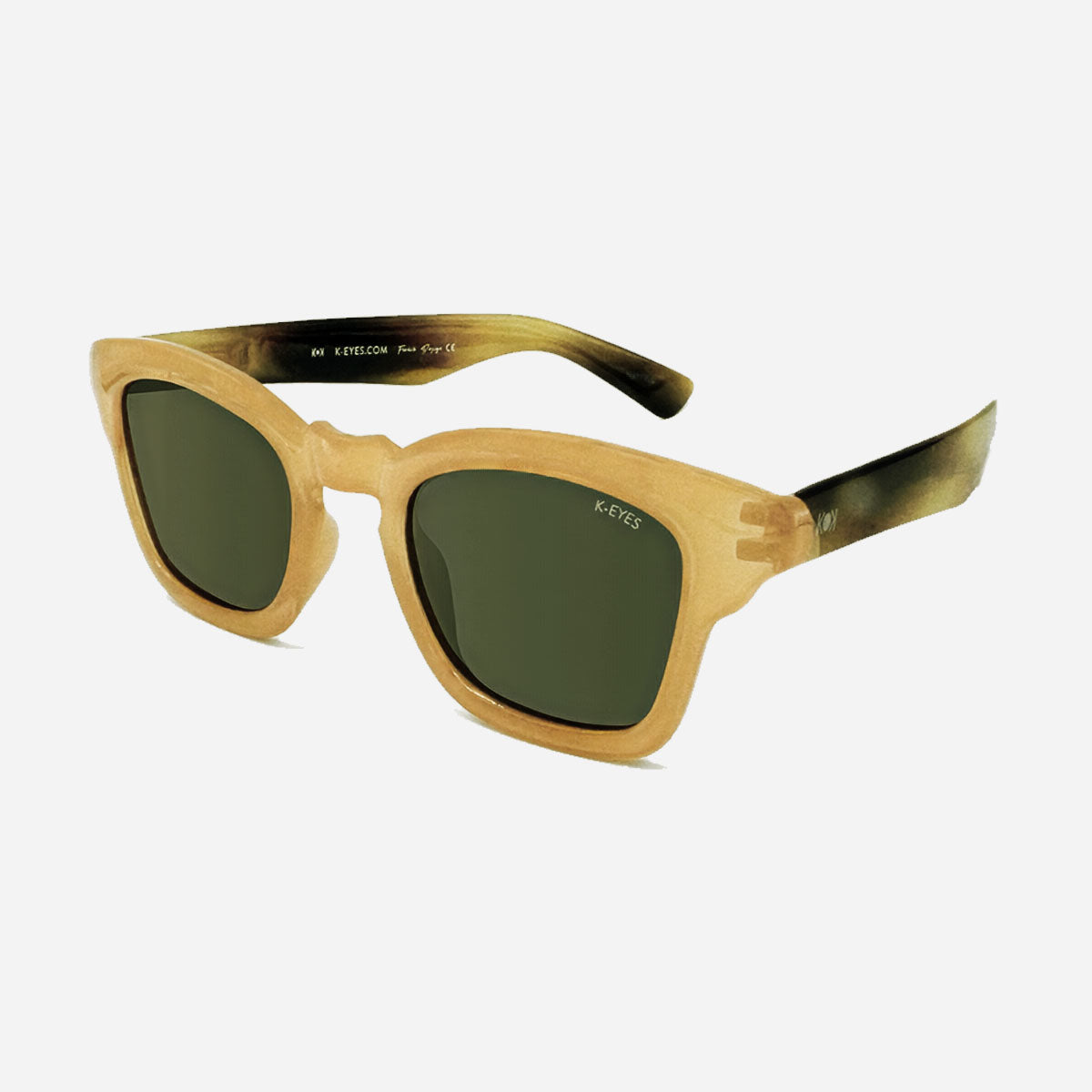 lunettes-de-soleil-papillon-mixte-polarisé-beige-sunglasses-polarized-unisex-butterfly-k22-sp-cream