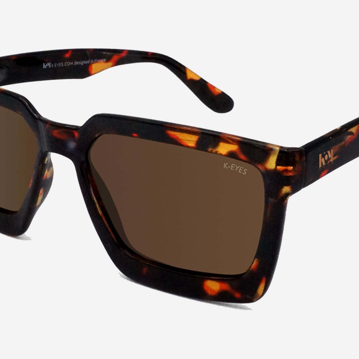 lunettes-de-soleil-homme-femme-polarisées-rectangle-écaille-sunglasses-polarized-unisex-rectangular-
tortoiseshell-K41-turtle