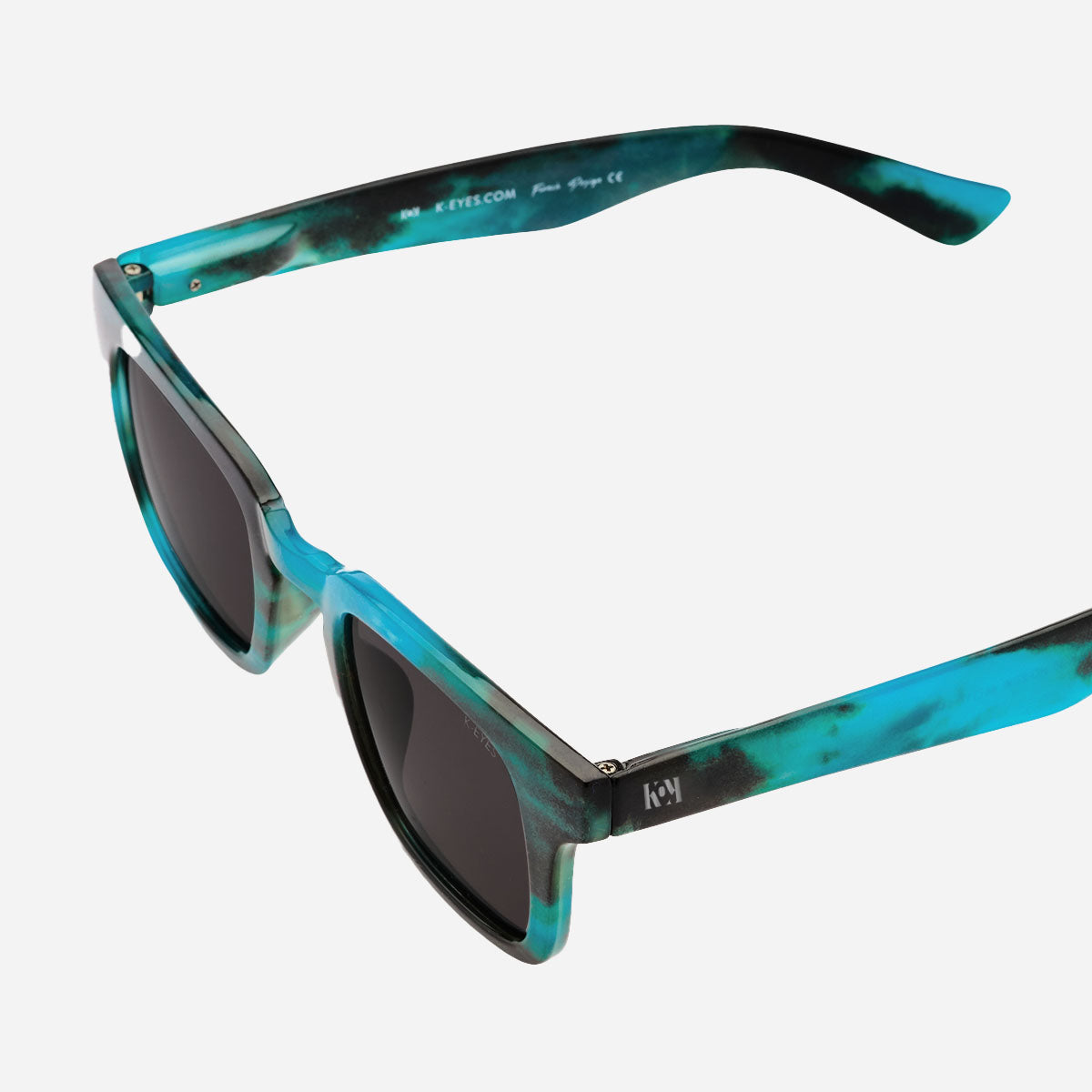 lunettes-de-soleil-polarisées-protection-uv-carré-bleu-mixte-sunglasses-polarized-square-blue-unisex-K35-sp-wave