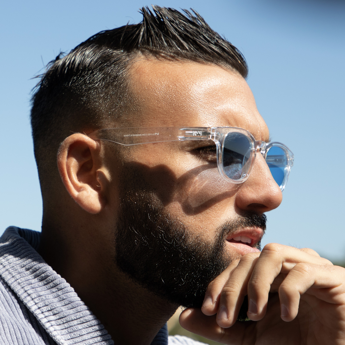 Teinté Bleu Lunette De Vue Verre Teinté Soleil Lunette De Vue