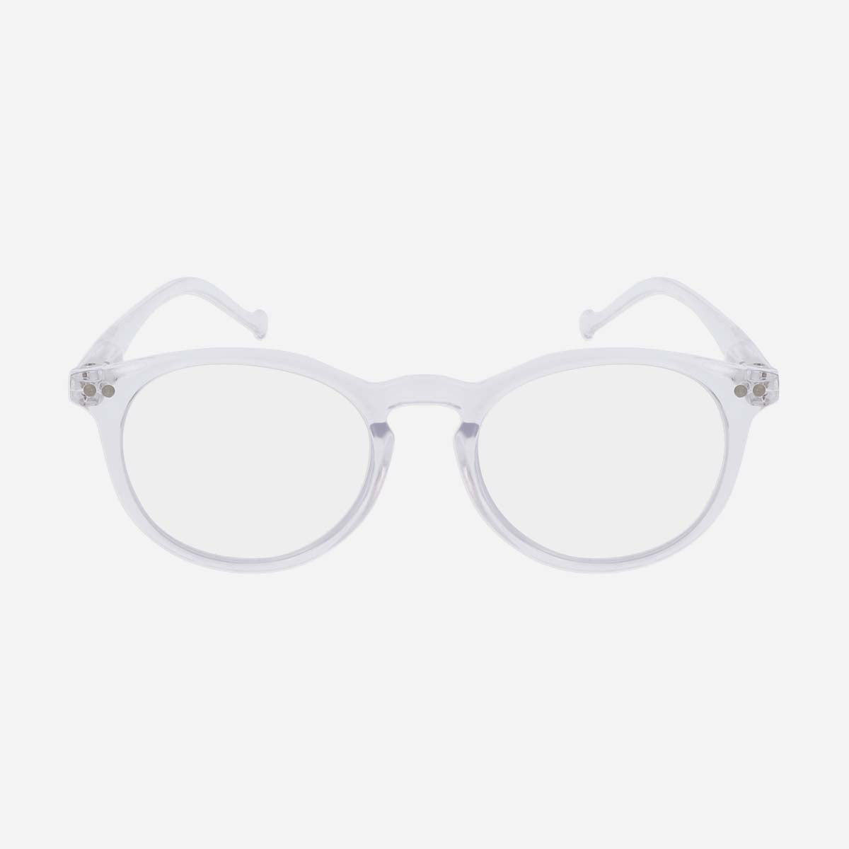 lunettes-filtre-protection-ecran-rond-mixte-adolescent-screen-transparent-glasses-blueblock-unisex-round-k3313-crystal