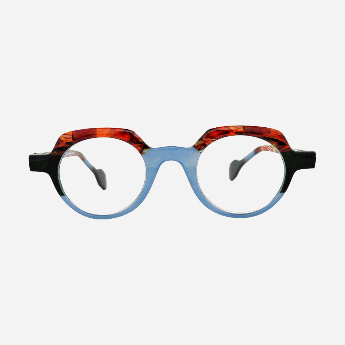 lunettes-de-lecture-originales-bleu-ecaille-k32